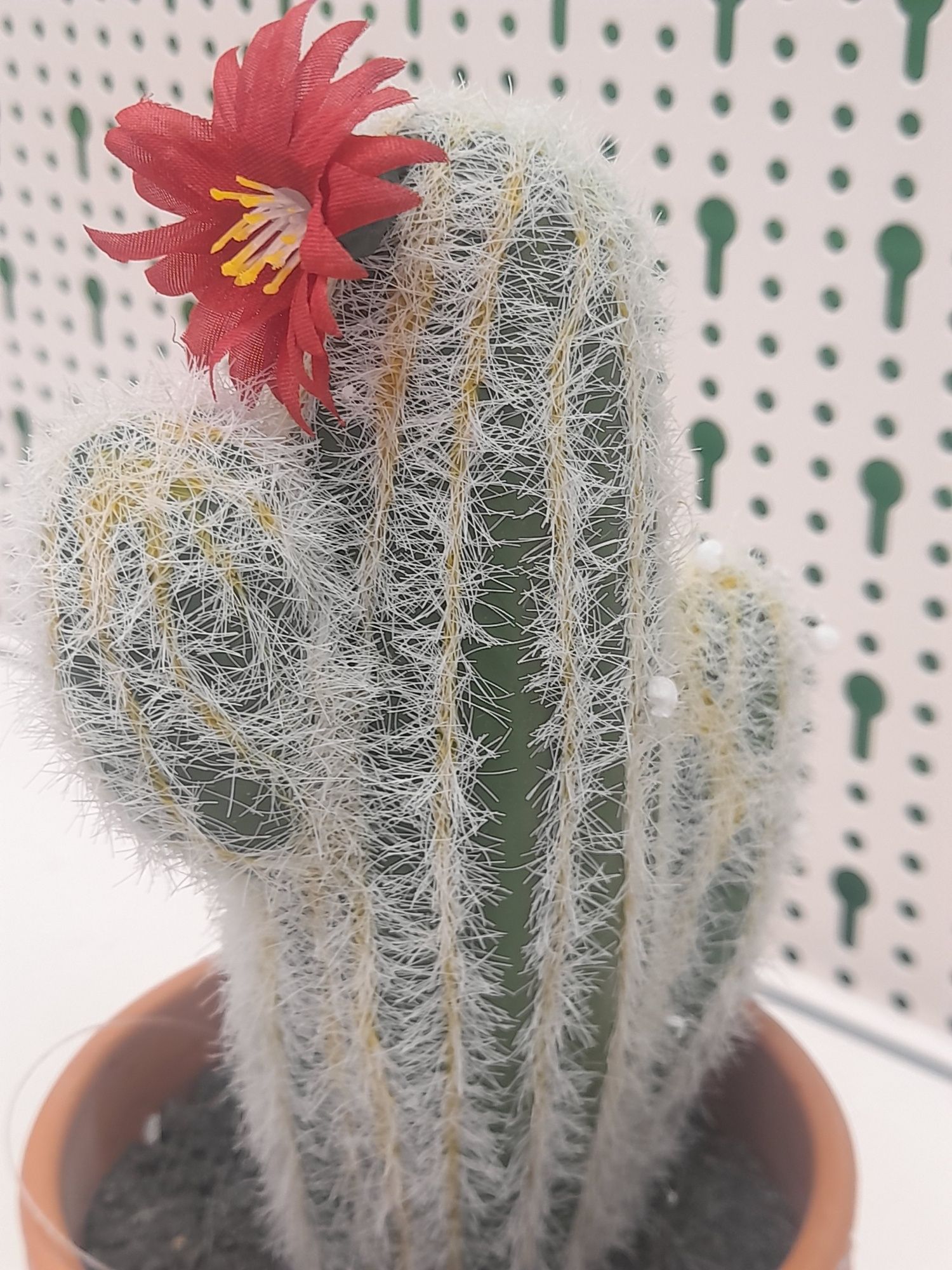 Cactus înflorit,  floare artificială