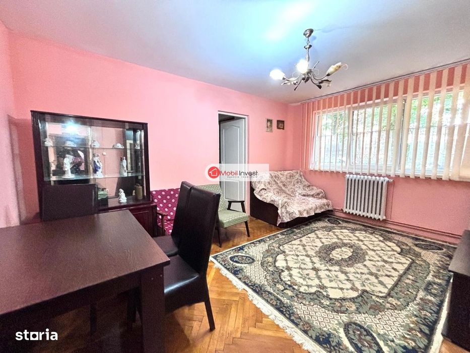 Apartament 2 camere, mobilat,parter, Centru – ideal locuit/investiție!