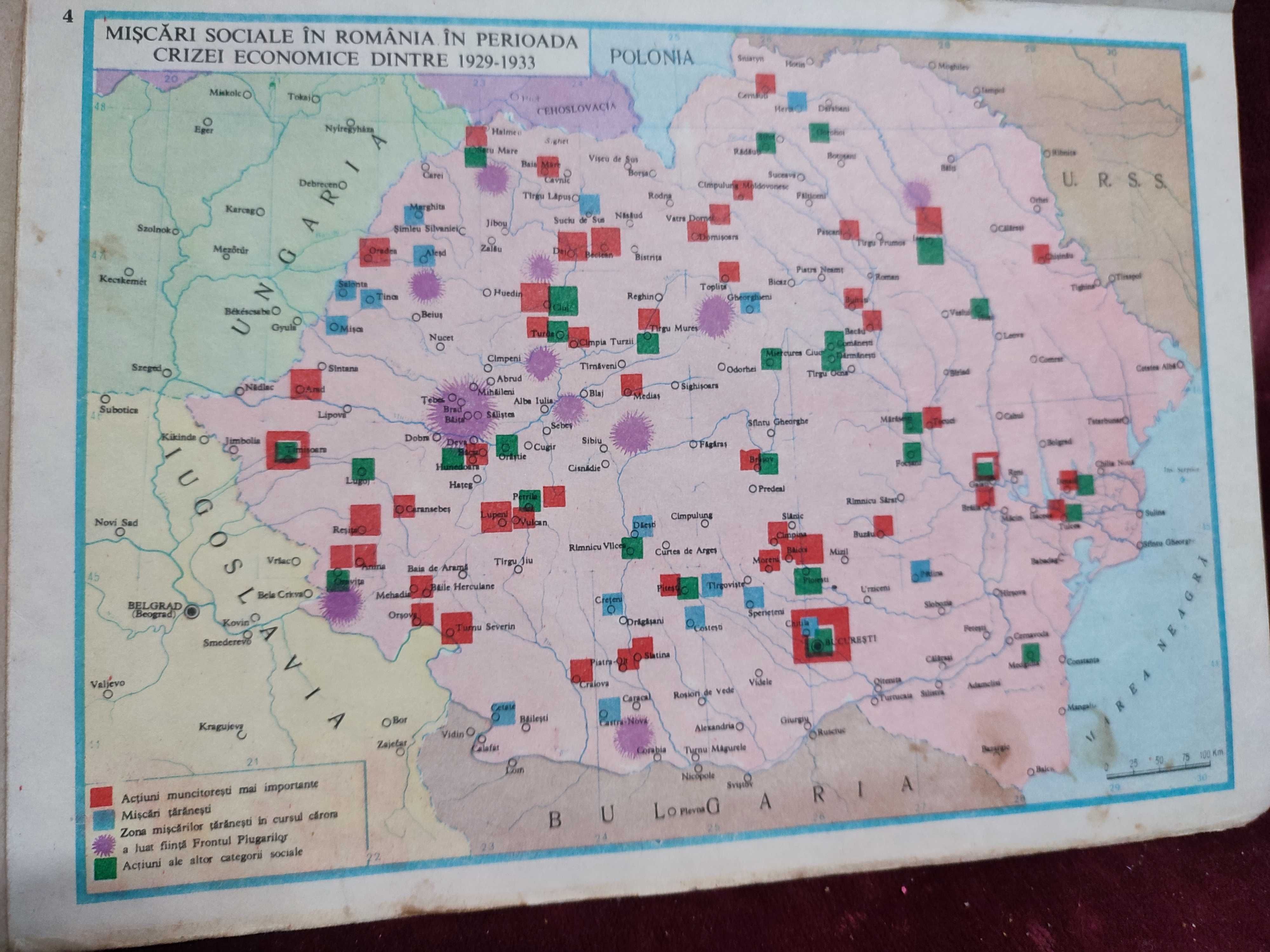 Romania Mare-Harti preluate din "Atlas pentru istoria Ronaniei"