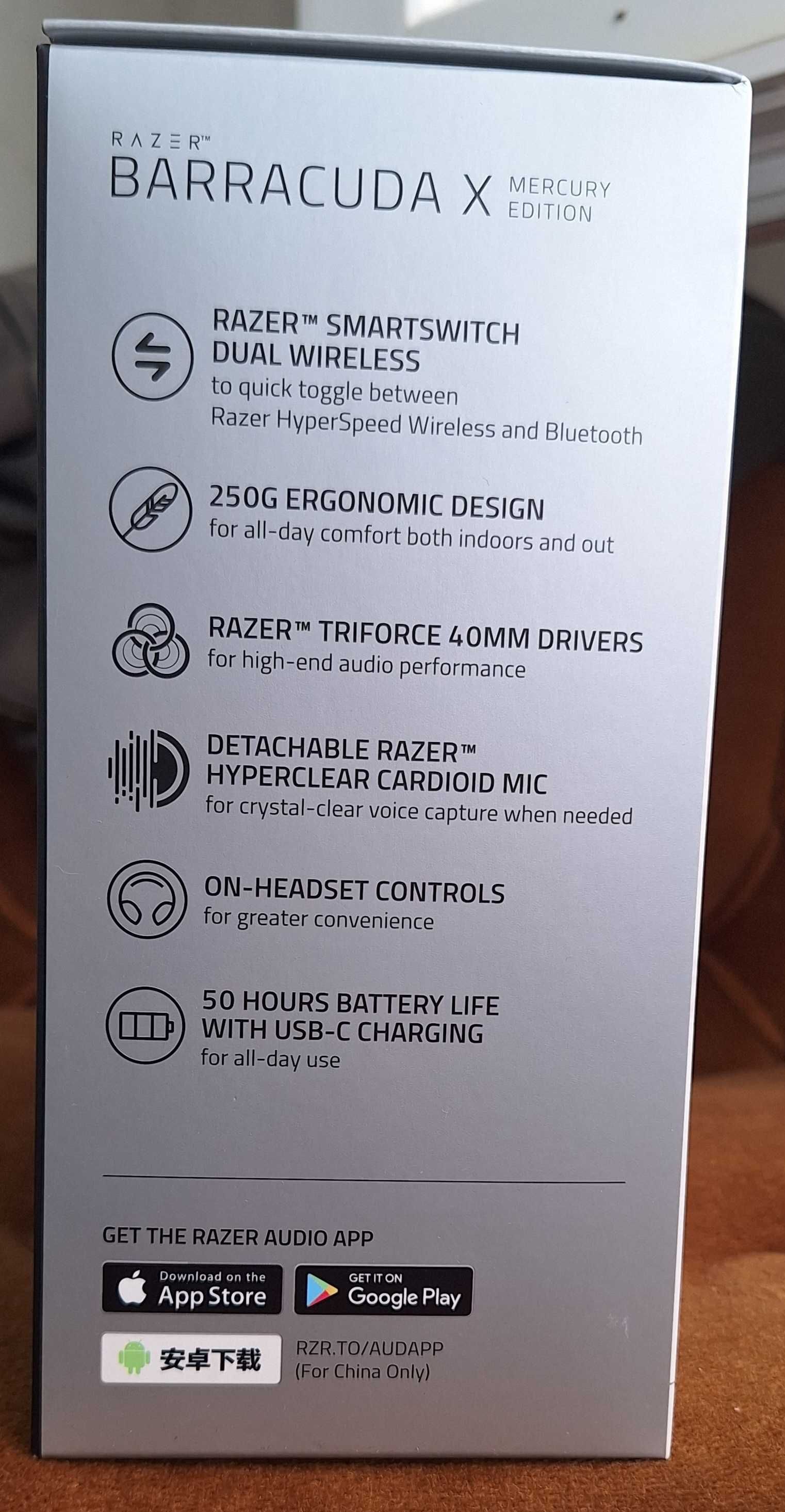 Слушалки Razer Barracuda Mercury Edition 2022