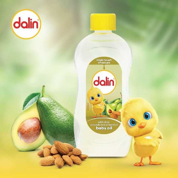 Dalin Sampon Fara Lacrimi 750ml, Ulei 200ml si Sapun pentru Copii 100g