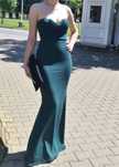 Rochie verde smarald de seară - S