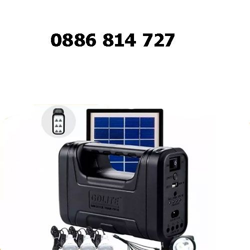 Соларен комплект с 3 лампи/соларна система, слънчев панел, акумулатор