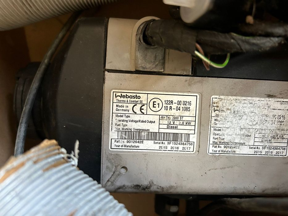 Webasto demontat de pe citroen jumper