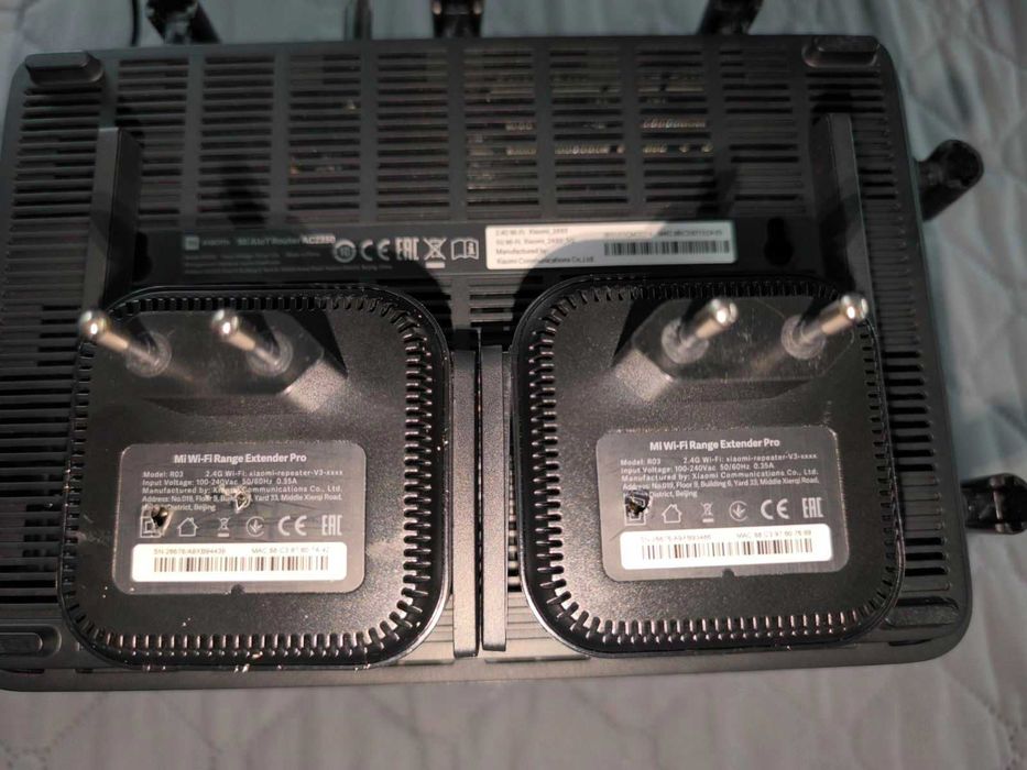 Рутер Xiaomi Mi AIoT Router AC2350 + 2бр. Xiaomi Mi Range Extender Pro