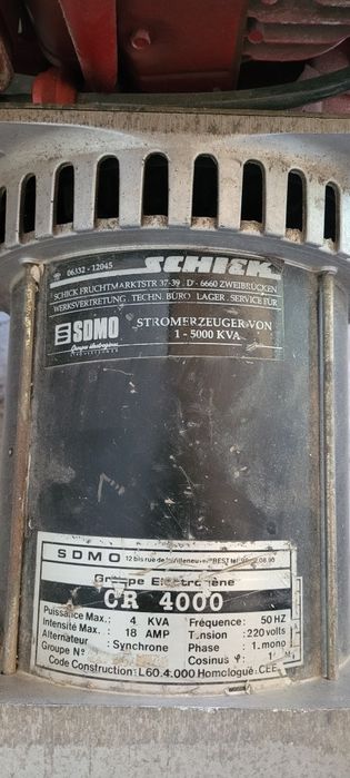 Generator sdmo 4 kw mono