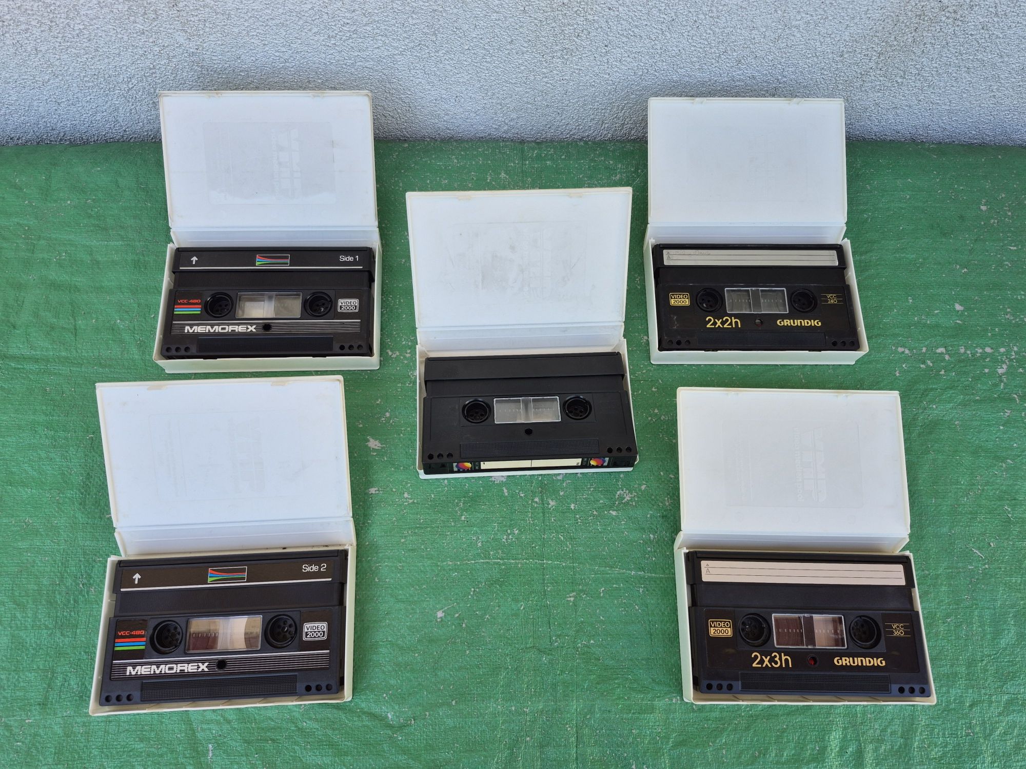 Vând 30 casete video 2000 VCC  Grundig,Siemens,Agfa 120,240,360,480min