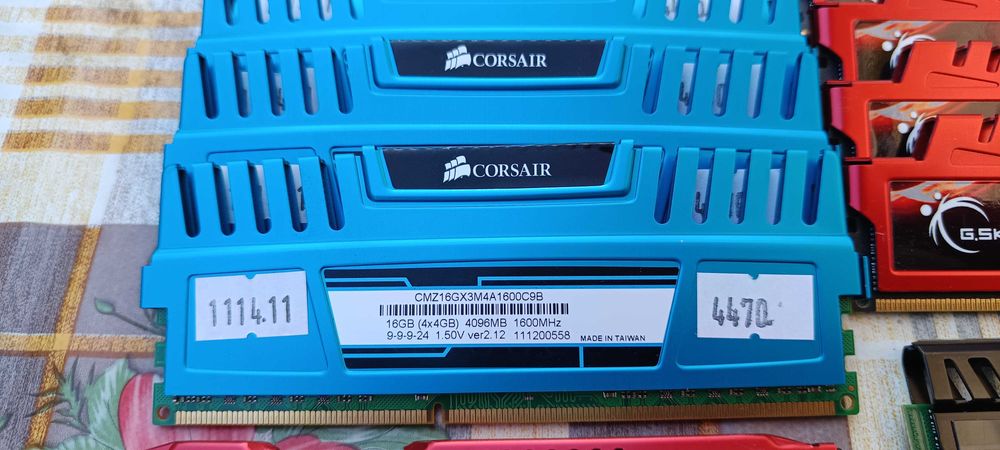 Kit memorii RAM PC DDR3 16Gb DDR3 1600 1866 2400 Mhz