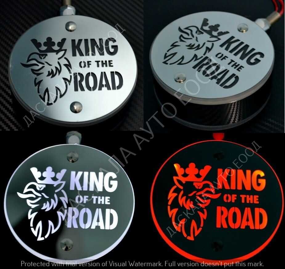 LED ЛЕД Габарити за огледало King of the Road, ОБЕЦИ ,Бяло-Червено 24V