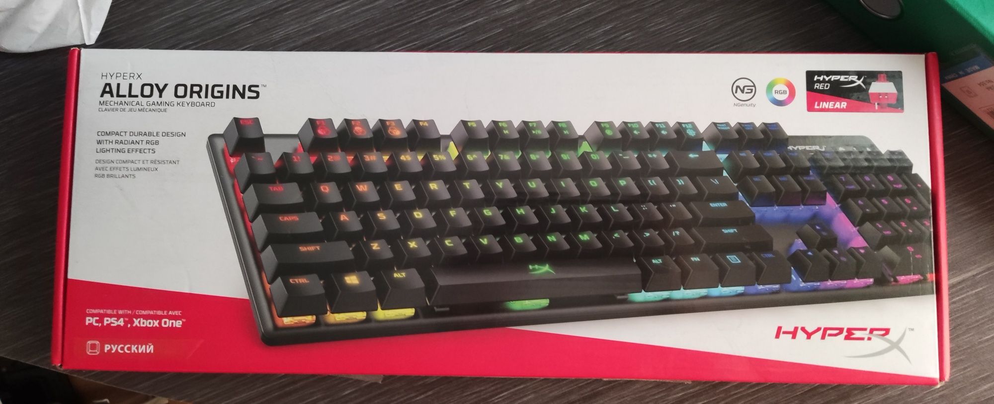 Клавиатура hyperx alloy origins 100%