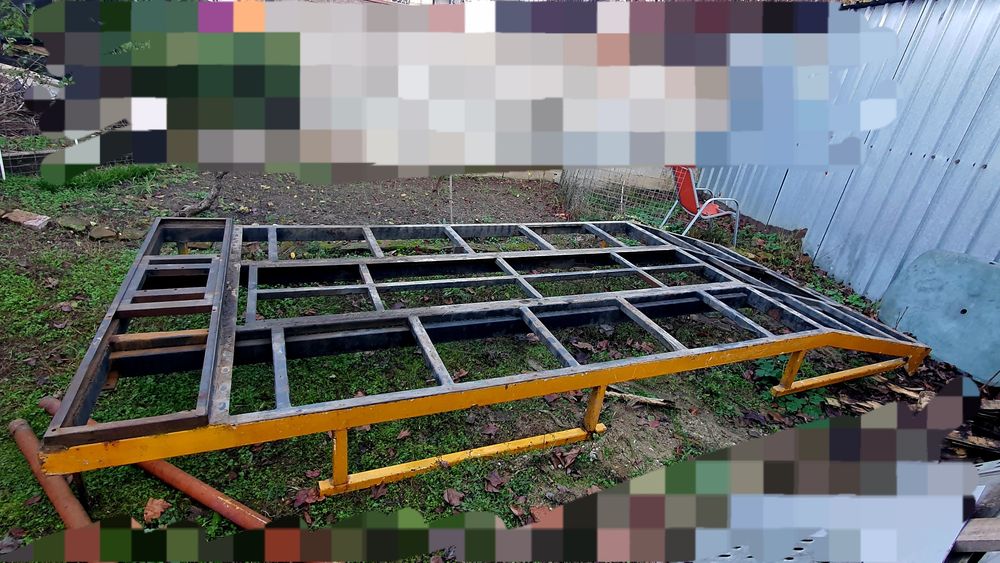 Platou platforma auto 4.90m