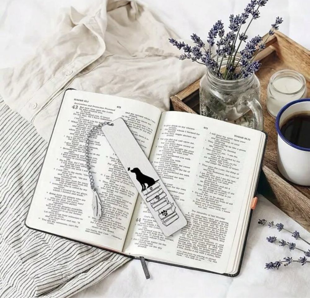Метални книгоразделители с коте или куче.
