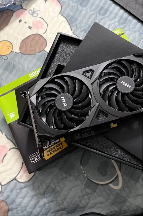 Видеокарта MSI GeForce RTX 3060 VENTUS 2X OC 12 ГБ