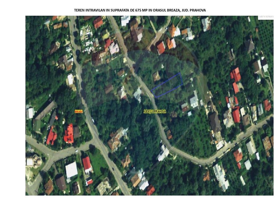 Vanzare teren intravilan 675 mp Breaza -  Strada Garii