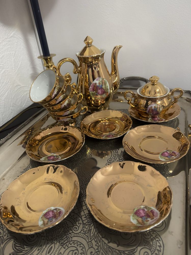 Set de cafea vintage japonez din portelan fin de colectie PRET FIX