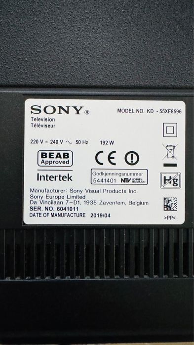 Televizor Sony Bravia 139cm