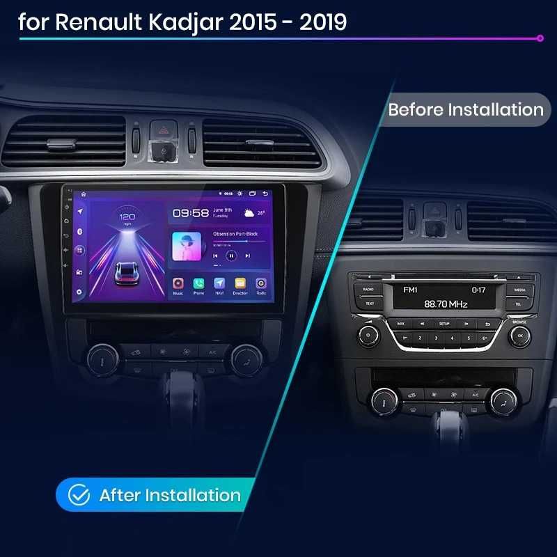 Renault Kadjar 2015-2019 Мултимедия Навигация Android