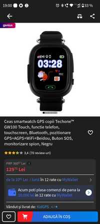 Ceas Smartwatch copii  GPS