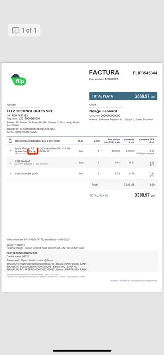 Apple iPad Air 13" M2 (2024) 6th Gen Wifi