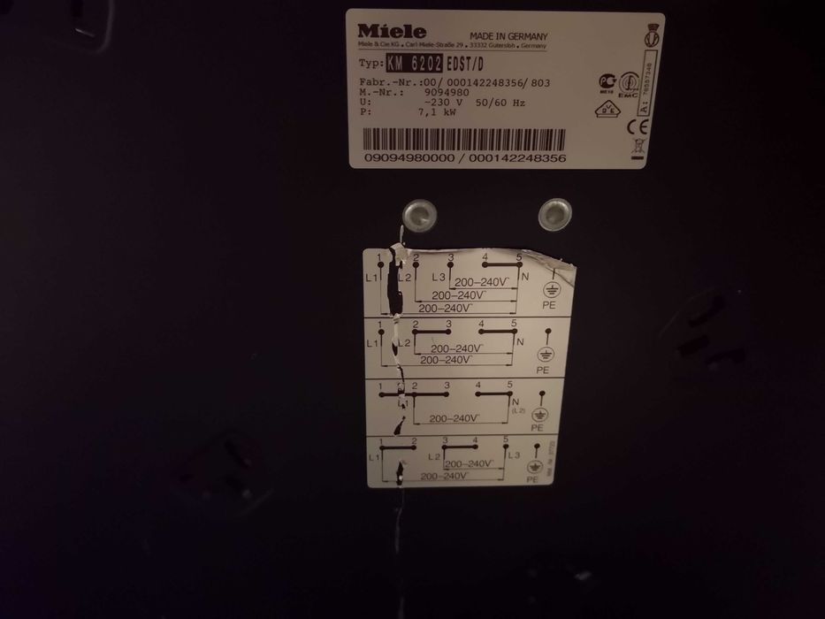 Стъклокерамичен плот MIELE с Гаранция