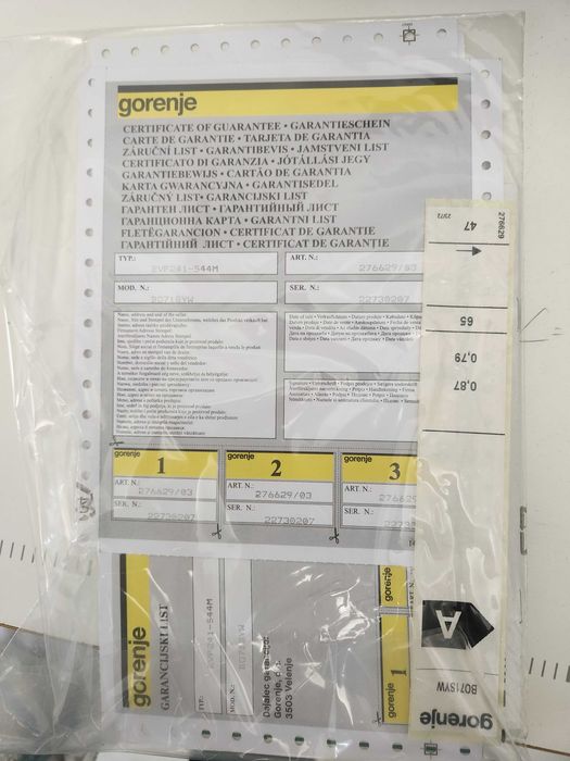 Cuptor si frigider gorenje