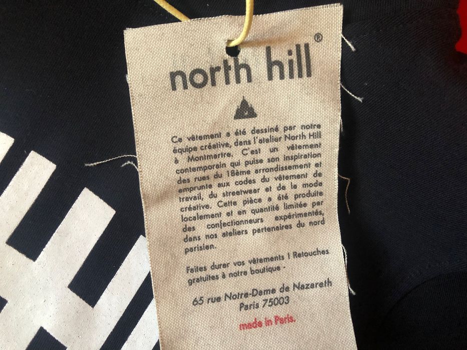 НОВ NORTH HILL PARIS Varsity Hoodie ОРИГИНАЛЕН мъжки суичър - р.М