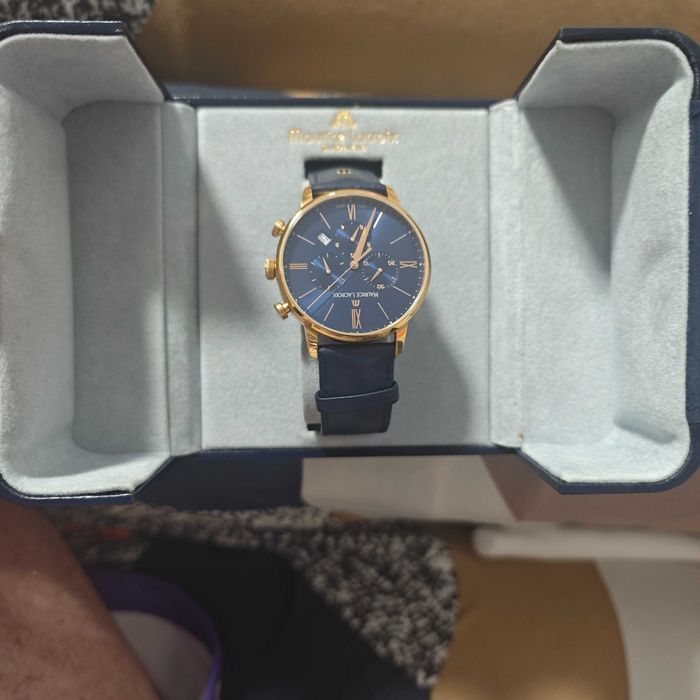 Maurice Lacroix Eliros Chronograph Blue And Gold