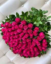 Розы Кызыл Орда цветы букеты доставка