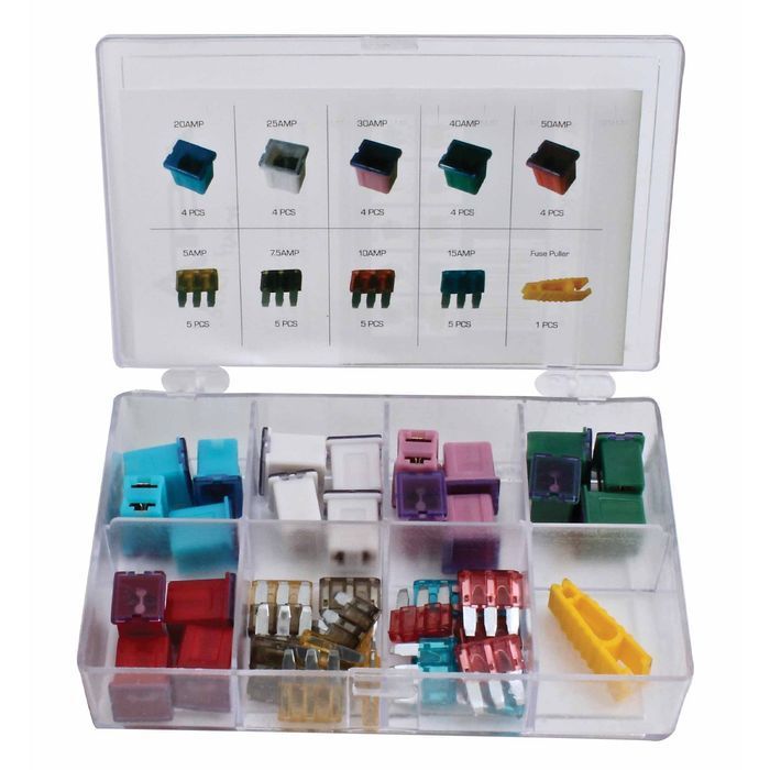 Set sigurante auto tip m si micro 3 , 41 piese