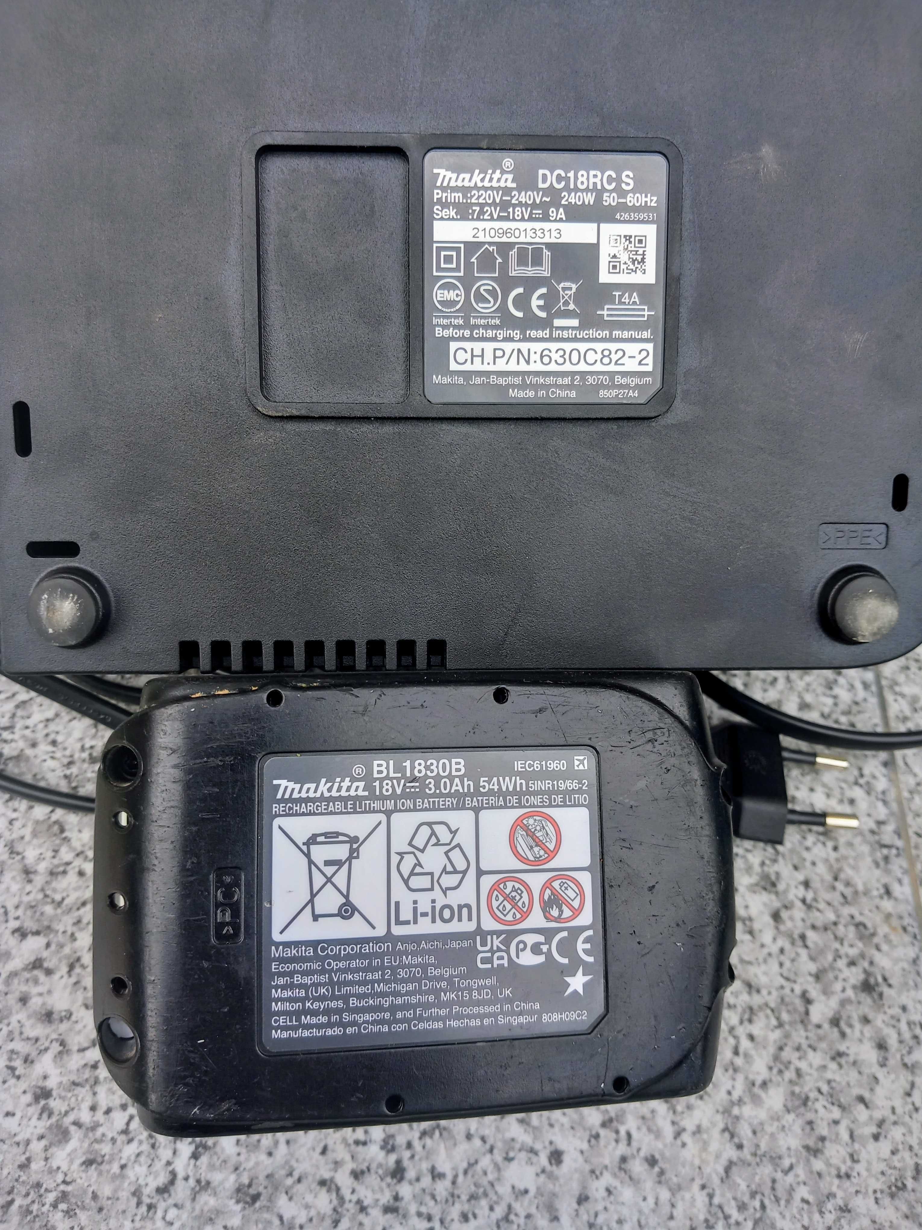 Makita DGA513 и DHR171 Ъглошлайф и Перфоратор