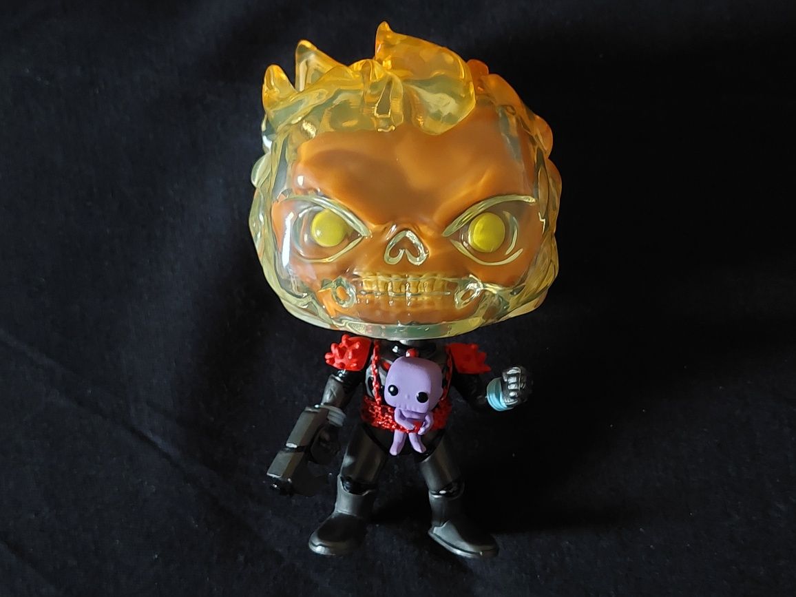 Funko Pop! Cosmic Ghost Rider with Baby Thanos LA Comic Con Exclusive.