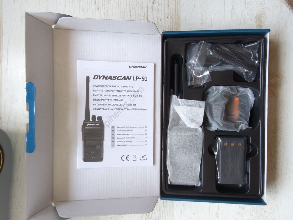 Statie radio portabila scanner PMR446 Dynascan LP-50, 16CH Scan Vox CT