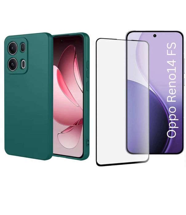 Oppo 14F 14FS A5 5G A5 PRO Husa Liquid Case  + Folie Sticla Full Cover