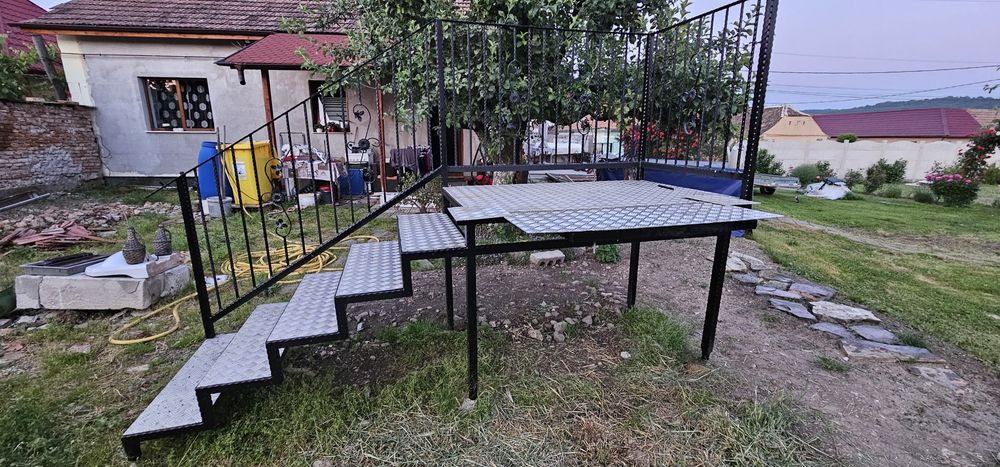 Scara exterioara din fier forjat