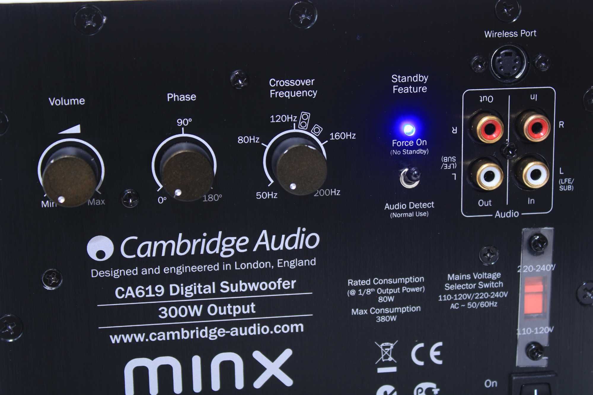 Subwoofer activ Cambridge Audio MINX X300.