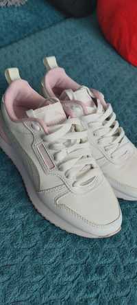 Adidasi Puma originali alb cu roz soft foam sneakers