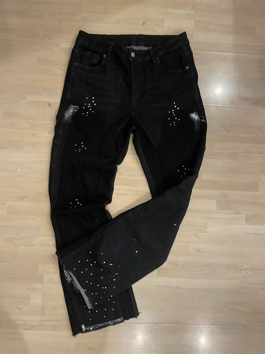 Flared Jeans Black