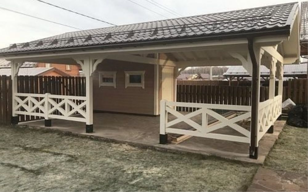 Vand foișoare si terase de orice model. Avem deplasari in toata tara