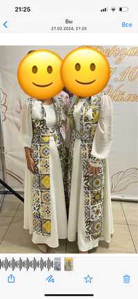 Продам платье с казахским национальным орнаментом