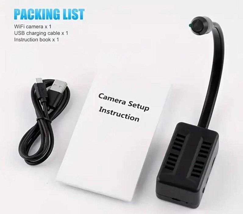 Скрита Wi-Fi камера с USB накрайник, видеонаблюдение, шпионска камера