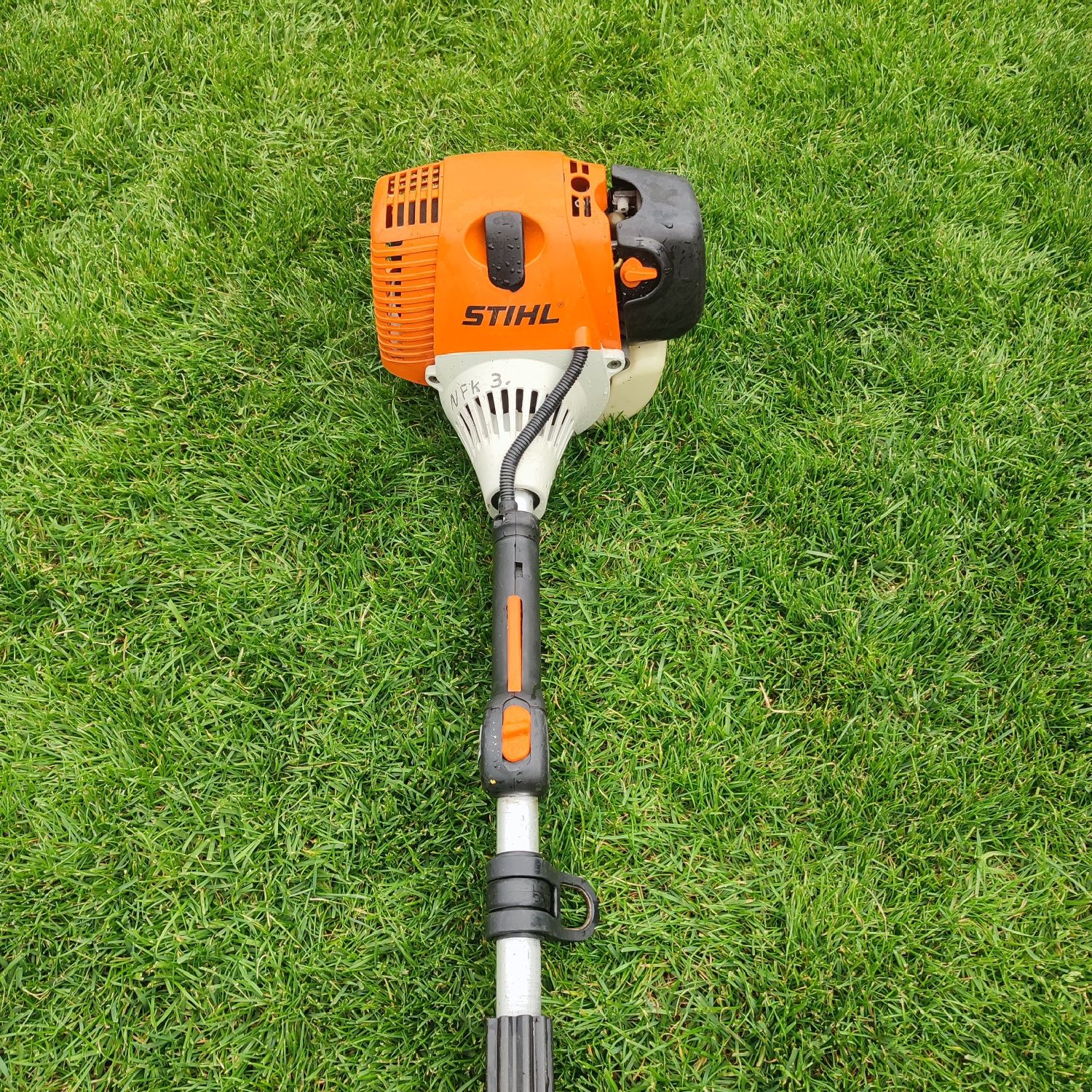 Stihl KM 130 foarfeca tuns tăiat gard viu