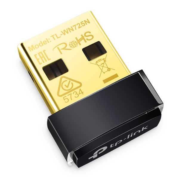 TP-Link TL-WN725N N150 Ультракомпактный Wi-Fi USB‑адаптер, adapter