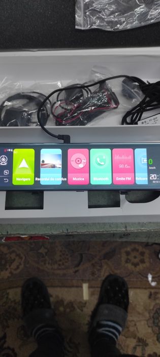 Oglindă auto cu Android 2GB/32GB 4G GPS DVR ecran 12inchi