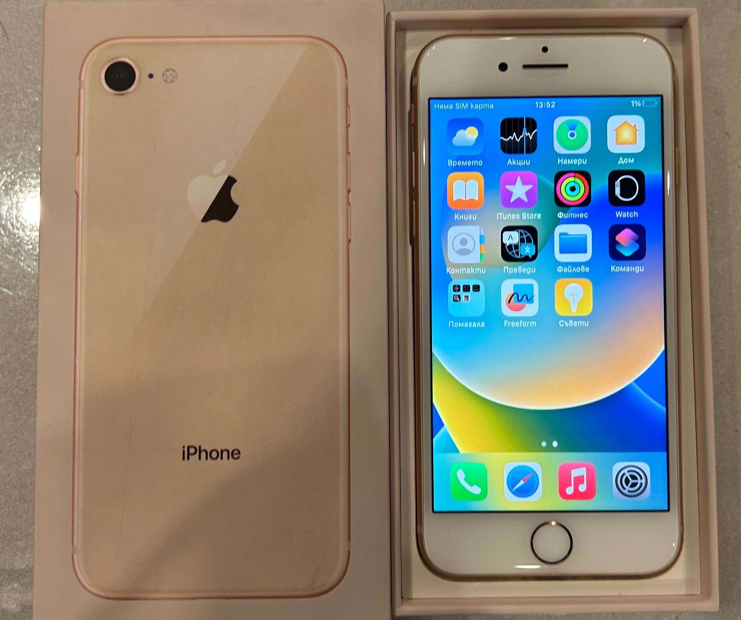 iPhone 8,64G Rose Gold В много добро състояние!