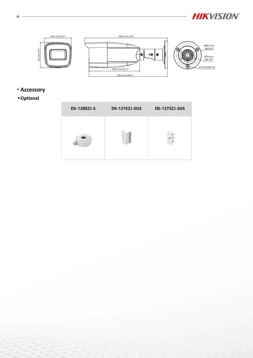 HikVision DS-2CE19D0T-VFIT3F 2MP Камера Варифокален Обектив 2.7-13.5мм