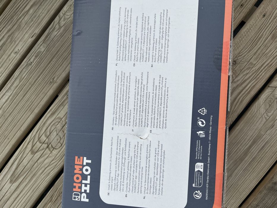 Starter kit automatizare rulouri si jaluzele HomePilot