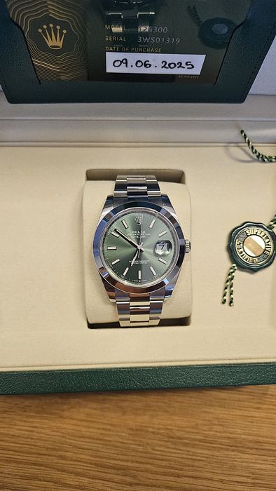 Rolex datejust 41-green-Nou