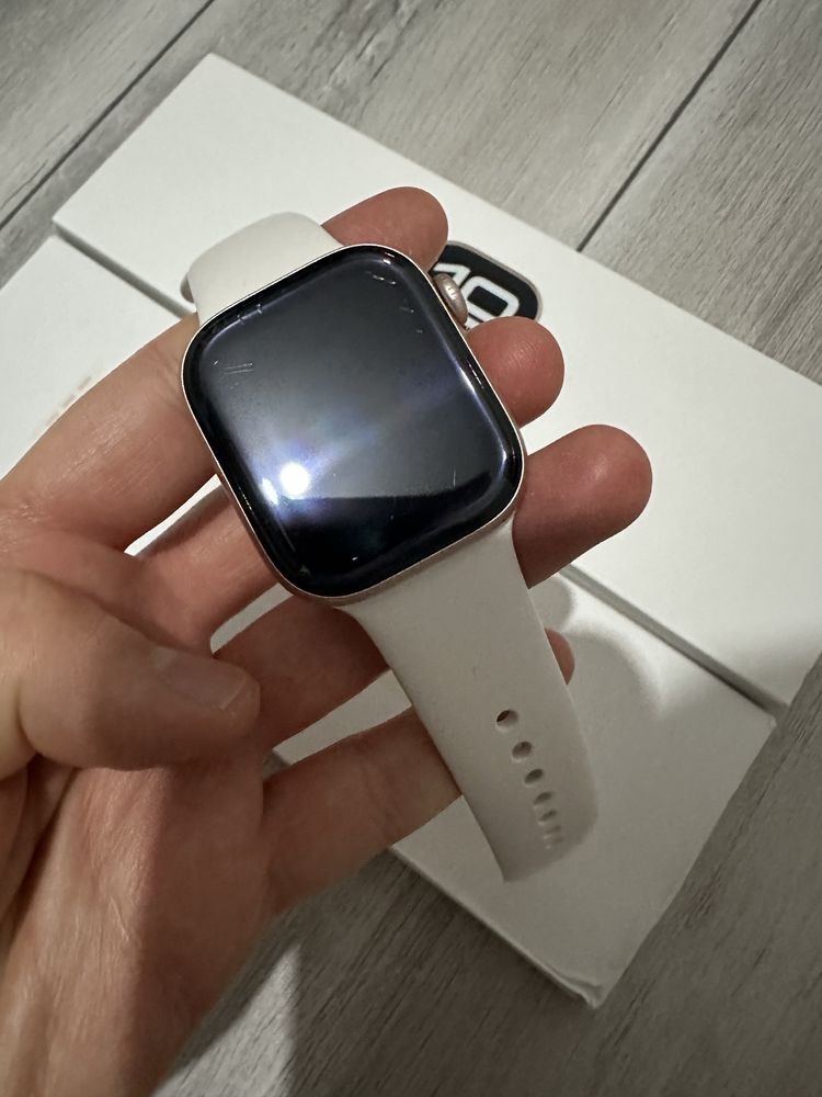 Apple watch seria 10, rose gold, 42 mm, gps, garanție