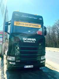 SCANIA Camion S500 Plus NOTEBOOM Remorcă