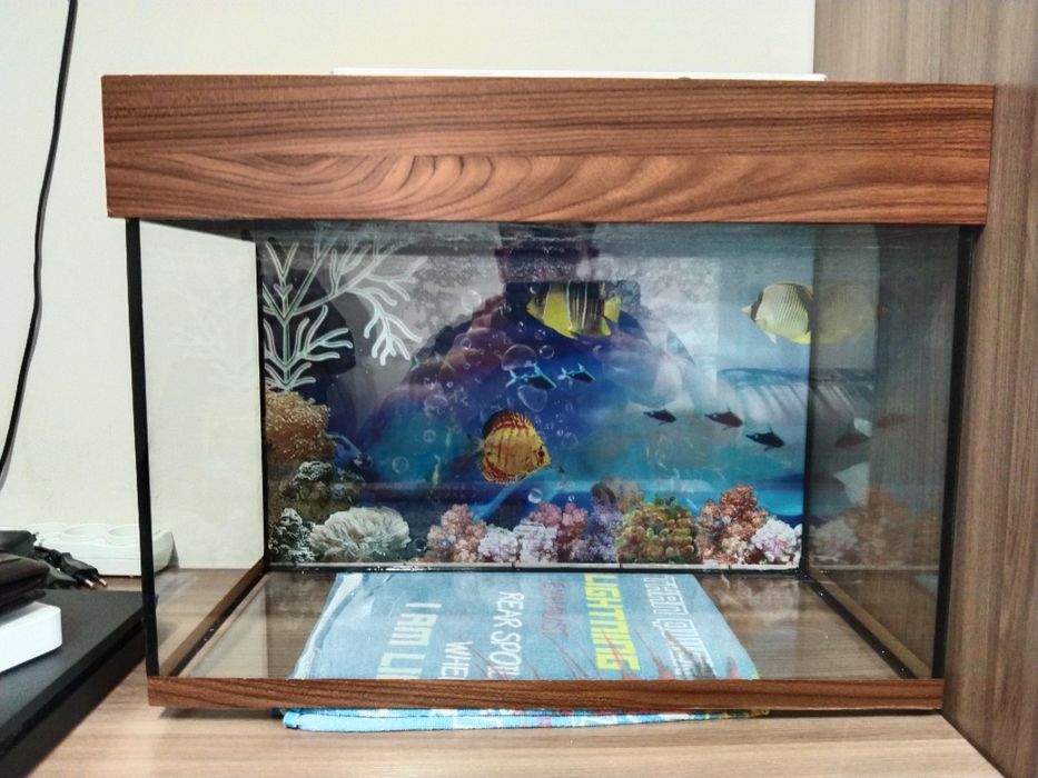 Продам аквариум и декорации